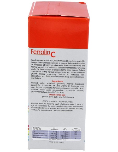 Esi Trepat Diet Ferrolin C Pocket Drink 24 Sobres