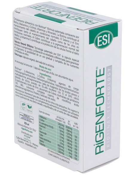 Esi Rigenforte 30Cáps