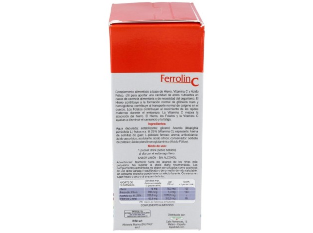 Esi Trepat Diet Ferrolin C Pocket Drink 24 Sobres