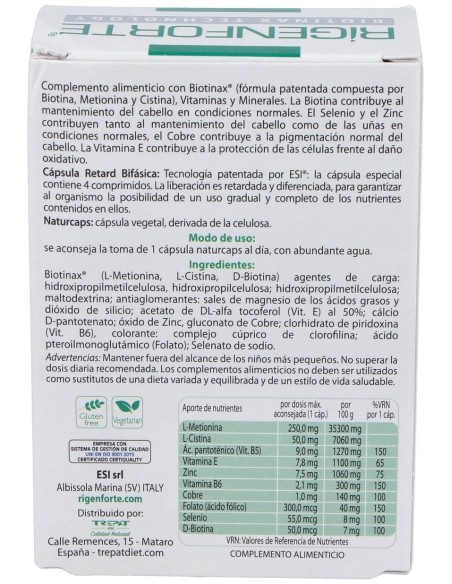 Esi Rigenforte 30Cáps