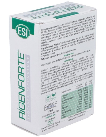 Esi Rigenforte 30Cáps