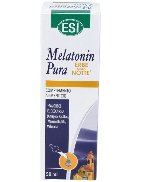 Esi Melatonin Pura Con Erbe Della Notte Gotas 1Mg 50Ml