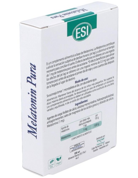 Melatonin Pura 1Mg. 60Microtabletas