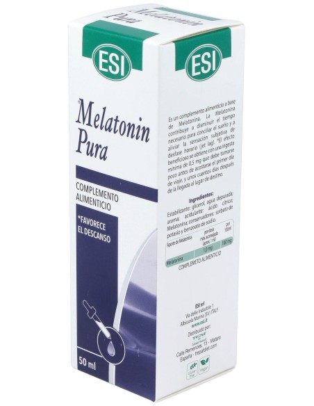 Melatonin Pura 1Mg Sin Erbe Della Notte 50Ml.