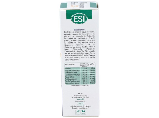 Esi Melatonin Pura Con Erbe Della Notte Gotas...