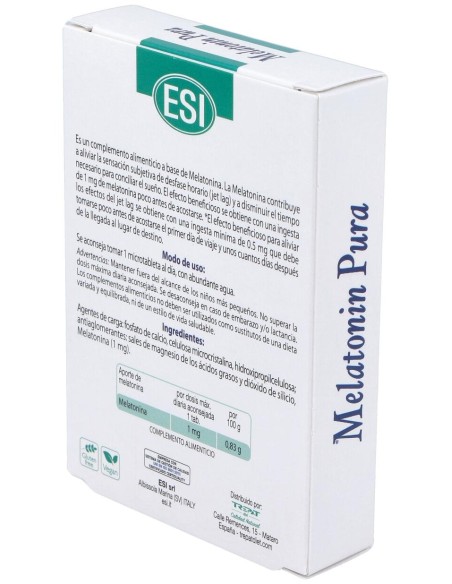 Melatonin Pura 1Mg. 60Microtabletas