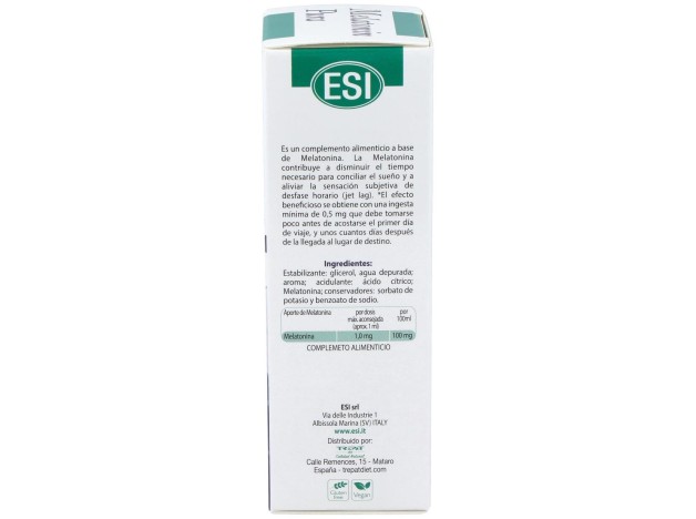 Melatonin Pura 1Mg Sin Erbe Della Notte 50Ml.