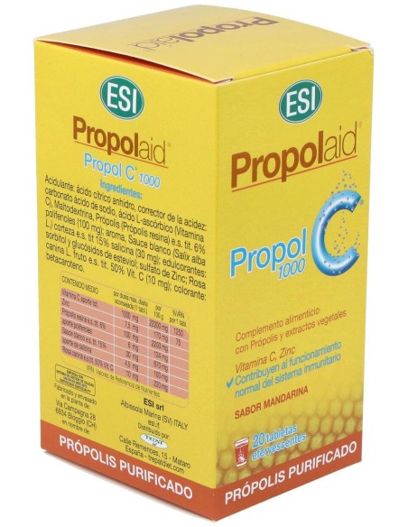 Esi Propolaid Propol Mandarina 20 Tabletas