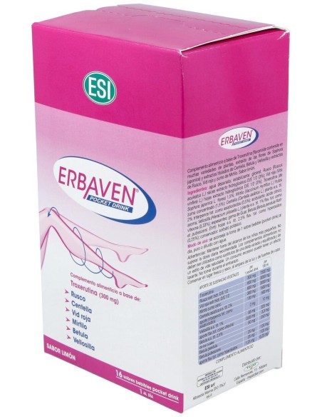 Erbaven Pocket Drink 16 Sobres
