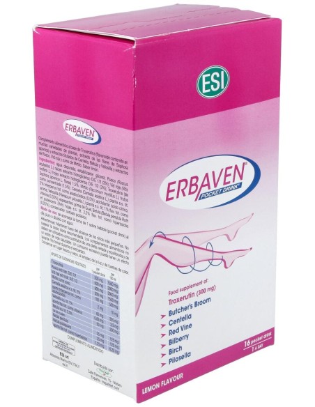 Erbaven Pocket Drink 16 Sobres