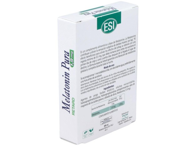 Melatonin Retard Pura 1,9Mg. 60Microtabletas