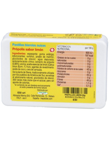 Propolaid Sabor Limon 50Pastillas Blandas