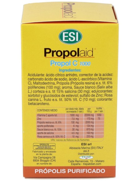 Esi Propolaid Propol Mandarina 20 Tabletas