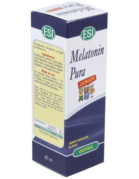 Melatonin Junior 1Mg. Sabor Chocolate Blanco 40Ml.