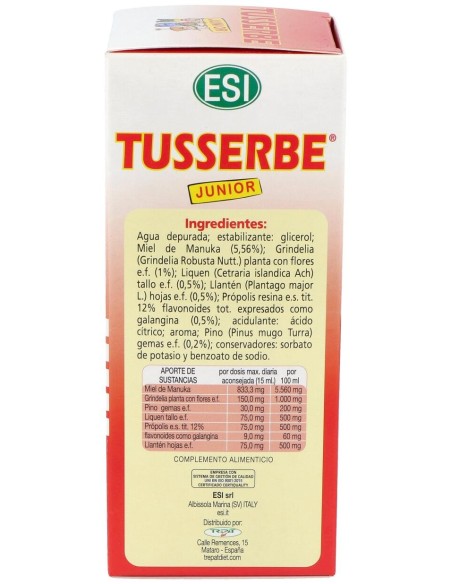 Esi Tusserbe Junior 180Ml