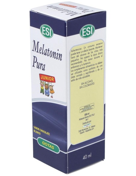 Melatonin Junior 1Mg. Sabor Chocolate Blanco 40Ml.