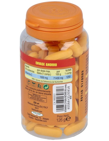 Esi Vitamina C Pura Retard 1000Mg 90Comp