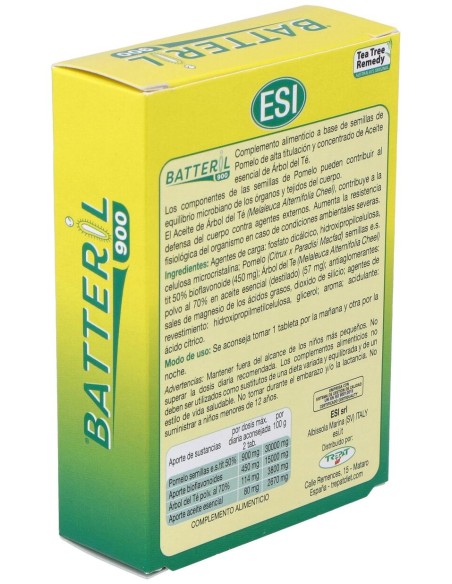 Esi Batteril 900 Árbol Del Té 30Comp.