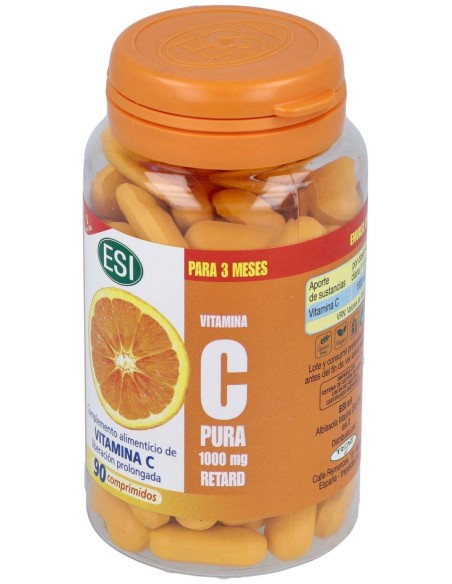 Esi Vitamina C Pura Retard 1000Mg 90Comp