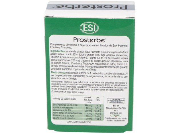 Esi Prosterbe 30 Perlas