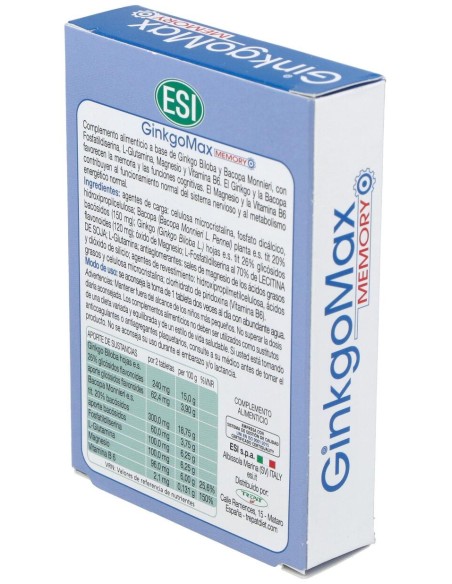 Ginkomax Memory 30 Tabletas