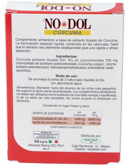Esi No Dol Curcuma 10 Capsulas