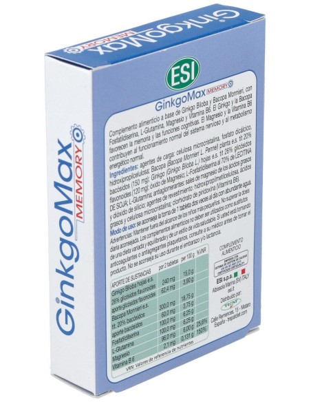 Ginkomax Memory 30 Tabletas