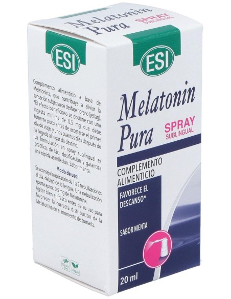 Melatonina Pura 1Mg. Spray 20Ml.