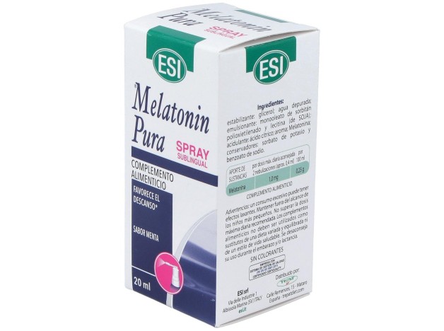 Melatonina Pura 1Mg. Spray 20Ml.