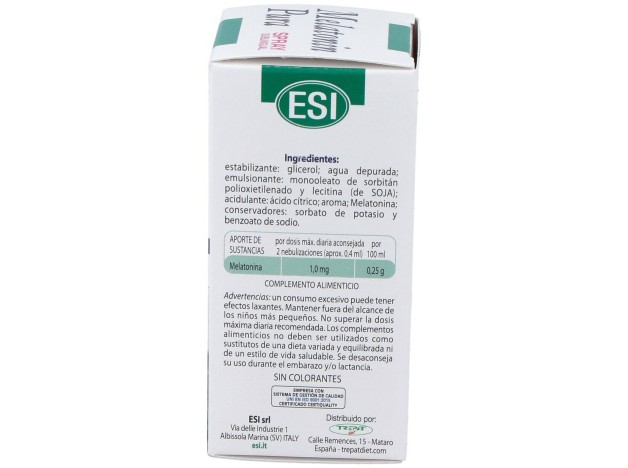 Melatonina Pura 1Mg. Spray 20Ml.