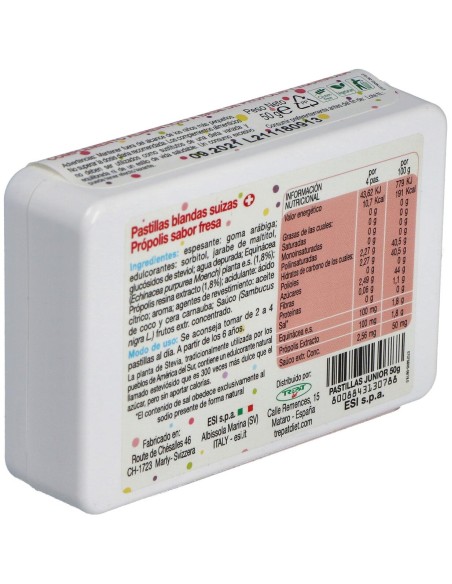 Propolaid Junior Pastilla Blanda Fresa 50 G