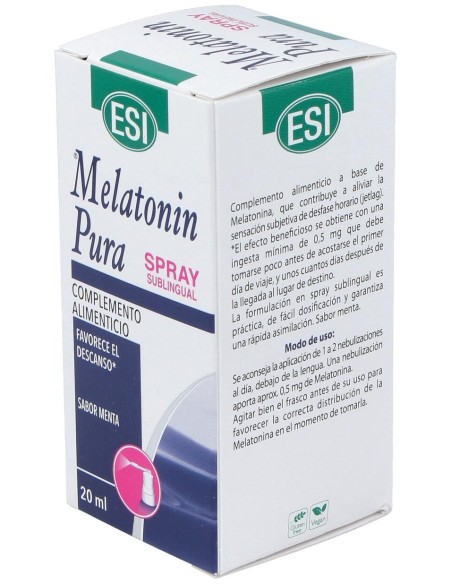 Melatonina Pura 1Mg. Spray 20Ml.