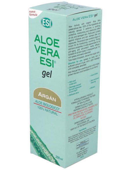Aloe Vera Con Aceite De Argan Gel 200Ml.
