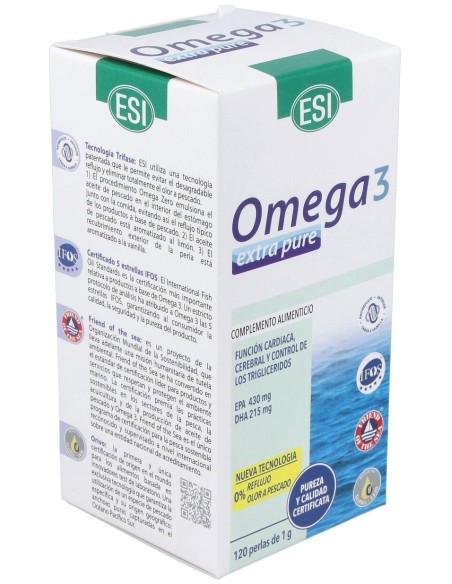 Esi Omega 3 Extra Pure 120 Perlas