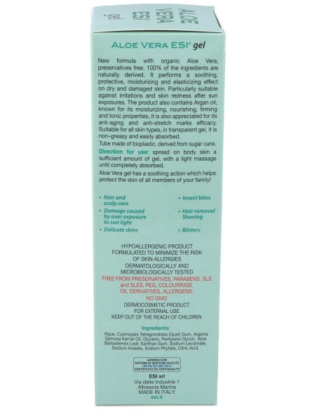Aloe Vera Con Aceite De Argan Gel 200Ml.