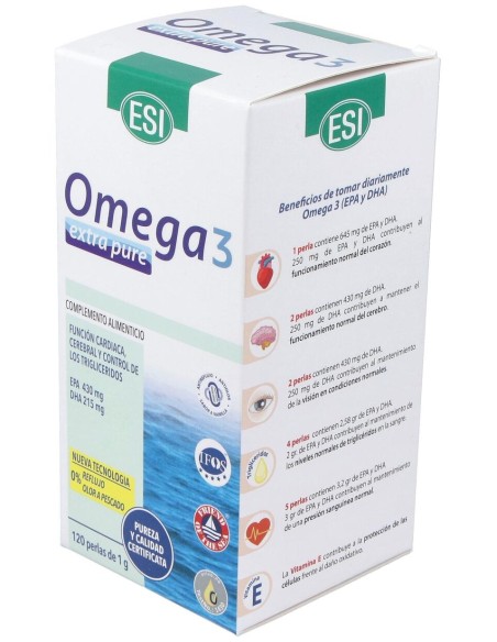 Esi Omega 3 Extra Pure 120 Perlas