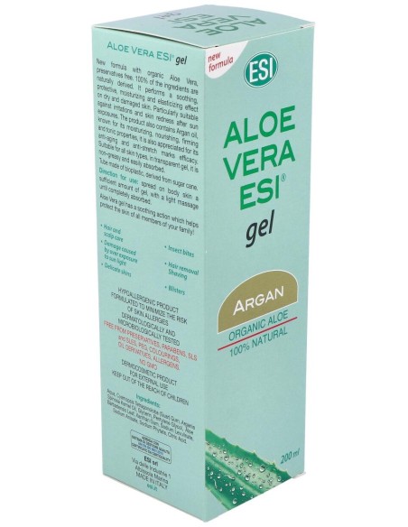 Aloe Vera Con Aceite De Argan Gel 200Ml.