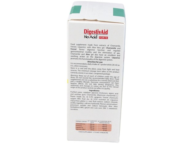 Digestivaid No Acid Forte Pocket Drink 16Sbrs.