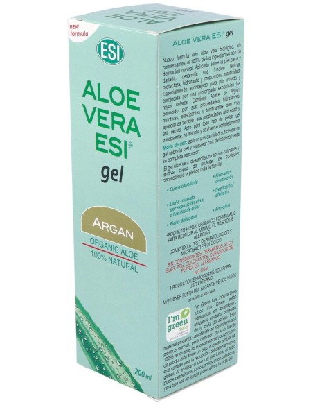 Aloe Vera Con Aceite De Argan Gel 200Ml.