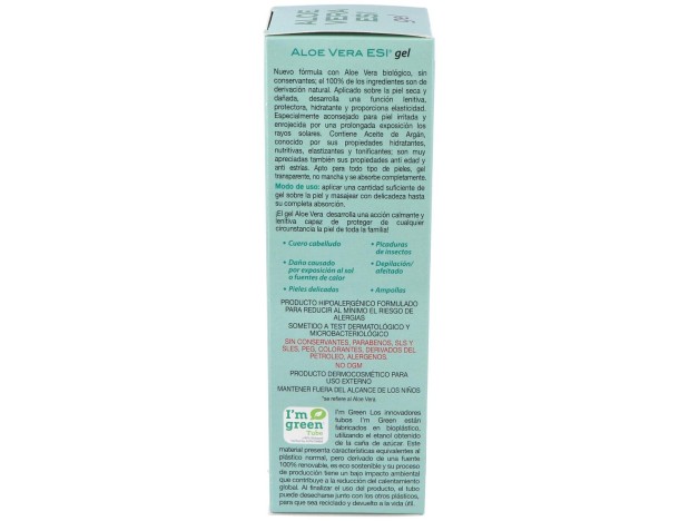 Aloe Vera Con Aceite De Argan Gel 200Ml.