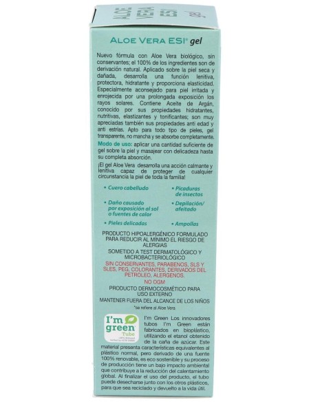 Aloe Vera Con Aceite De Argan Gel 200Ml.