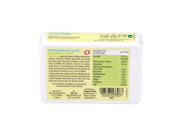 Esi Pastillas Blandas Suizas De Jengibre Y...