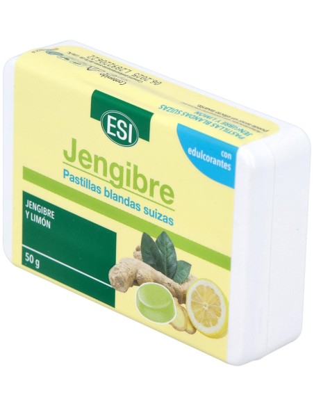 Esi Pastillas Blandas Suizas De Jengibre Y Limon 50G