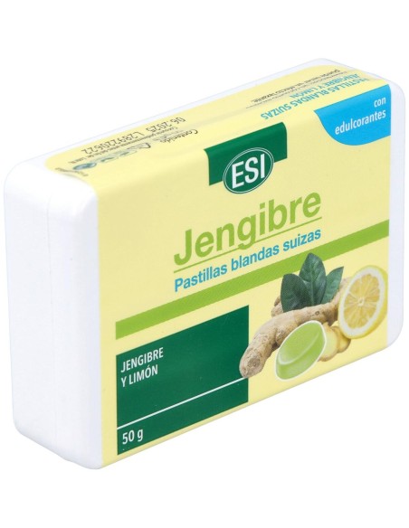 Esi Pastillas Blandas Suizas De Jengibre Y Limon 50G