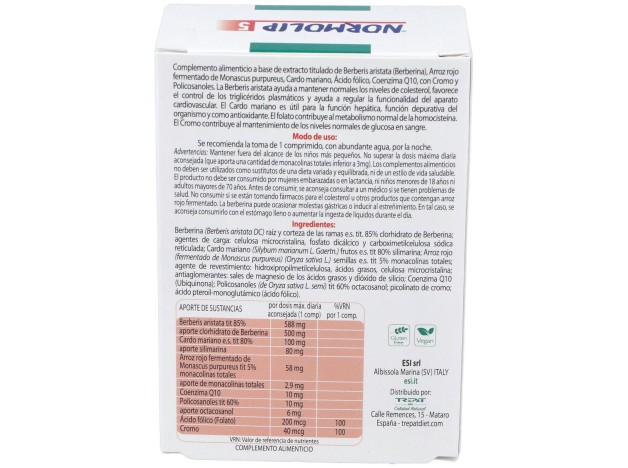 Esi Normolip 5 Forte 36Comp