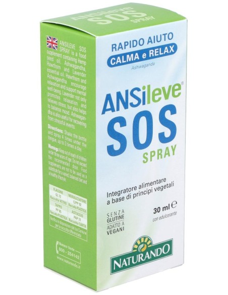 Ansileve Sos Spray 30Ml. Sg Vegan