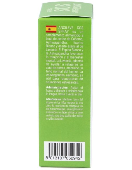 Ansileve Sos Spray 30Ml. Sg Vegan