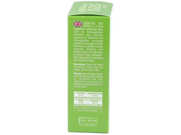 Ansileve Sos Spray 30Ml. Sg Vegan