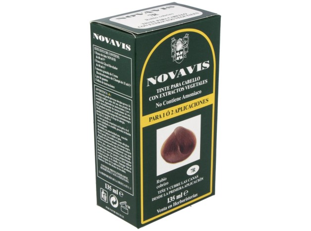 Tinte Novavis 7R Rubio Cobrizo 120Ml.