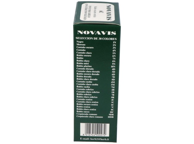 Tinte Novavis 6C Rubio Oscuro Ceniza 120Ml.